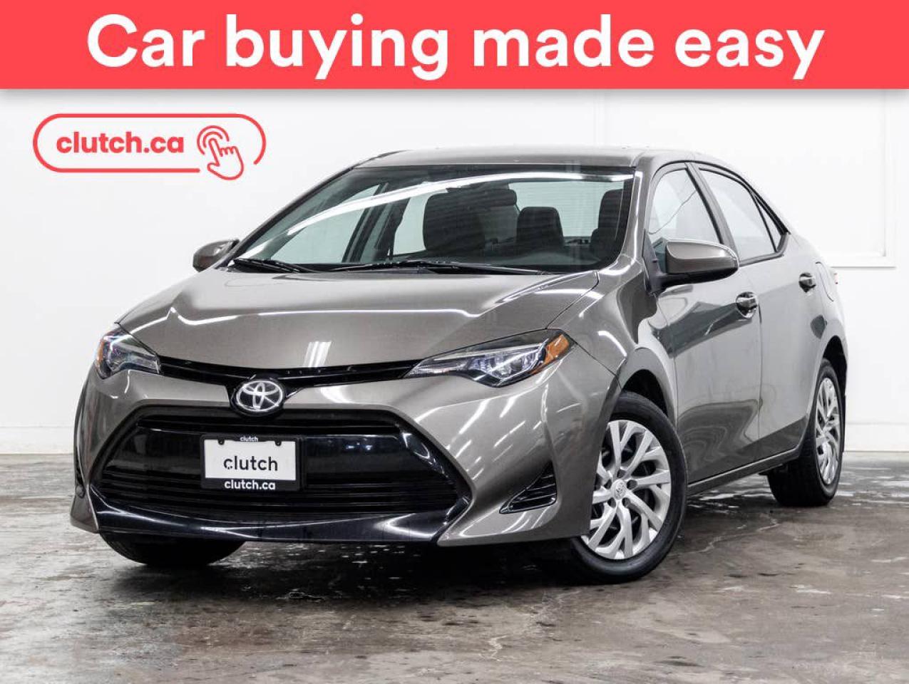 Used 2017 Toyota Corolla LE w/Bluetooth, Heated Front Seats, Rearview Cam for sale in Toronto, ON