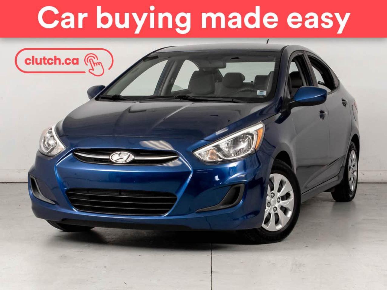 Used 2017 Hyundai Accent LE w/ Bluetooth, Remote Start, A/C for sale in Bedford, NS