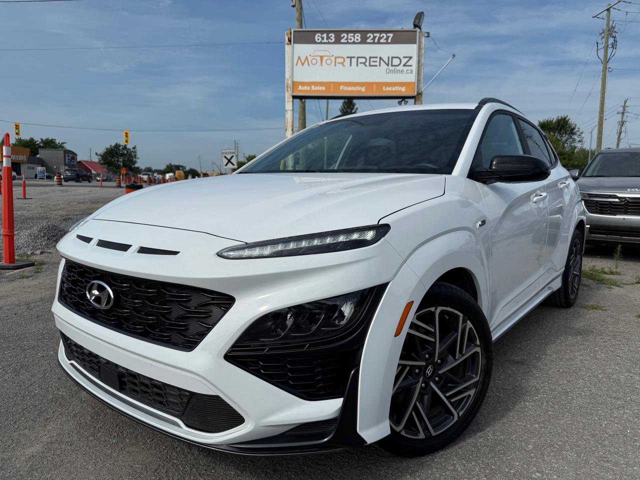 Used 2022 Hyundai KONA 1.6T N Line w/Ultimate Package HUD! Leather and Sunroof! for sale in Kemptville, ON