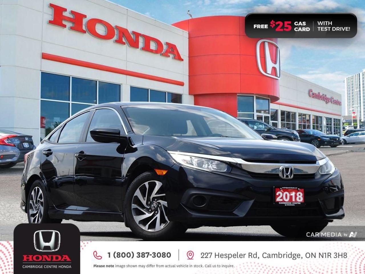 Used 2018 Honda Civic SE REMOTE STARTER | REARVIEW CAMERA | APPLE CARPLAY™/ANDROID AUTO™ for sale in Cambridge, ON