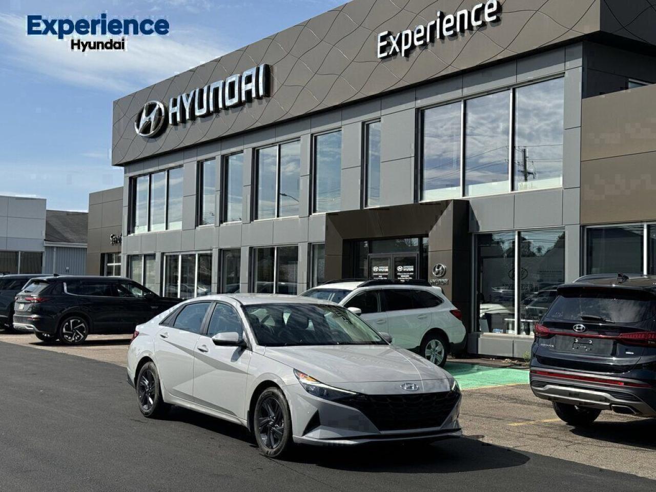 Youll have no regrets driving this dependable 2021 Hyundai Elantra. Tire Specific Low Tire Pressure Warning, Side Impact Beams, Rear Child Safety Locks, Outboard Front Lap And Shoulder Safety Belts -inc: Rear Centre 3 Point, Height Adjusters and Pretensioners, Lane Keeping Assist (LKA) Lane Keeping Assist. 
 
Fully-Loaded with Additional Options
CYBER GREY, BLACK, PREMIUM CLOTH SEATING SURFACES, Wheels: 16 x 6.5J Aluminum-Alloy -inc: Dark metallic grey, Variable Intermittent Wipers, Trunk Rear Cargo Access, Trip Computer, Transmission: Intelligent Variable (IVT), Transmission w/Driver Selectable Mode, Torsion Beam Rear Suspension w/Coil Springs, Tires: P205/55R16 All-Season.
 
 Stop By Today 
 Come in for a quick visit at Experience Hyundai, 15 Mount Edward Rd, Charlottetown, PE C1A 5R7 to claim your Hyundai Elantra!
 Were PEIs Premier Credit Specialists! Good poor, bad, or new credit? Divorced? Self-Employed? We have you covered! Our Credit Specialists are on standby 24/7 to help get you behind the wheel today! APPLY FOR YOUR PRE-APPROVAL TODAY - https://www.steeleadvantagefinancing.com/7182