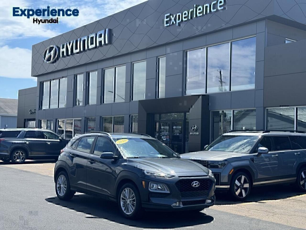 Take the worry out of buying with this reliable 2020 Hyundai Kona. Side Impact Beams, Rear Cross-Traffic Collision Warning (RCCW), Rear Child Safety Locks, Outboard Front Lap And Shoulder Safety Belts -inc: Rear Centre 3 Point, Height Adjusters and Pretensioners, Electronic Stability Control (ESC). 
 
Fully-Loaded with Additional Options
DARK NIGHT, BLACK, CLOTH SEAT TRIM, Wheels: 17 x 7.0J Aluminum, Wheels w/Silver Accents, Variable Intermittent Wipers, Valet Function, Trip Computer, Transmission: 6-Speed Automatic -inc: OD lock-up torque converter and electronic shift lock system, Transmission w/Driver Selectable Mode and SHIFTRONIC Sequential Shift Control, Tires: P215/55R17 All-Season.
 
 Stop By Today 
 Treat yourself- stop by Experience Hyundai located at 15 Mount Edward Rd, Charlottetown, PE C1A 5R7 to make this car yours today! 
 Were PEIs Premier Credit Specialists! Good poor, bad, or new credit? Divorced? Self-Employed? We have you covered! Our Credit Specialists are on standby 24/7 to help get you behind the wheel today! APPLY FOR YOUR PRE-APPROVAL TODAY - https://www.steeleadvantagefinancing.com/7182