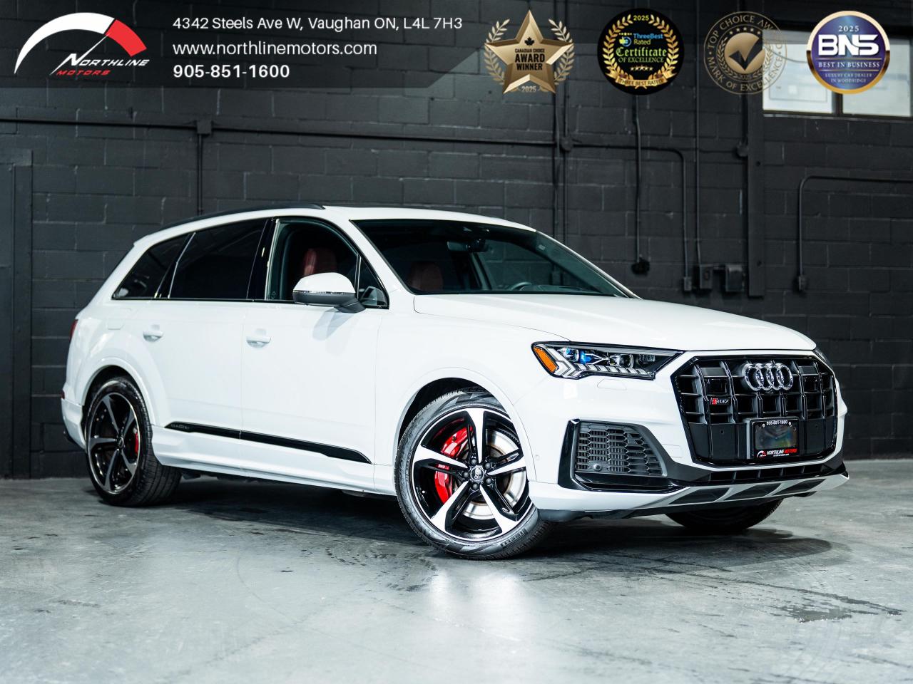 Used 2021 Audi SQ7 PREMIUM PLUS/HUD/360 CAM/B&O/PANO/NAV for sale in Vaughan, ON