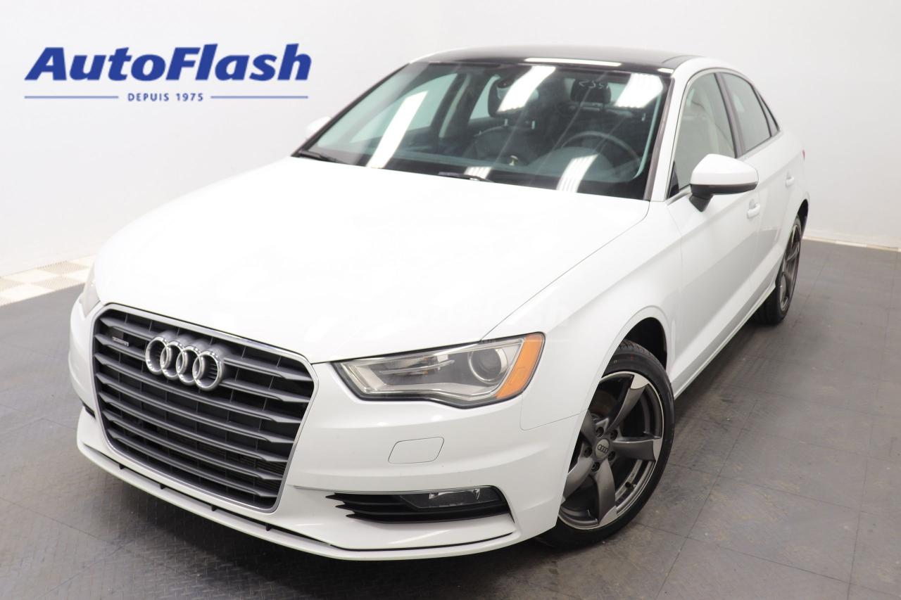 Used 2015 Audi A3 KOMFORT, QUATTRO, CUIR, TOIT OUVRANT, for sale in Saint-Hubert, QC