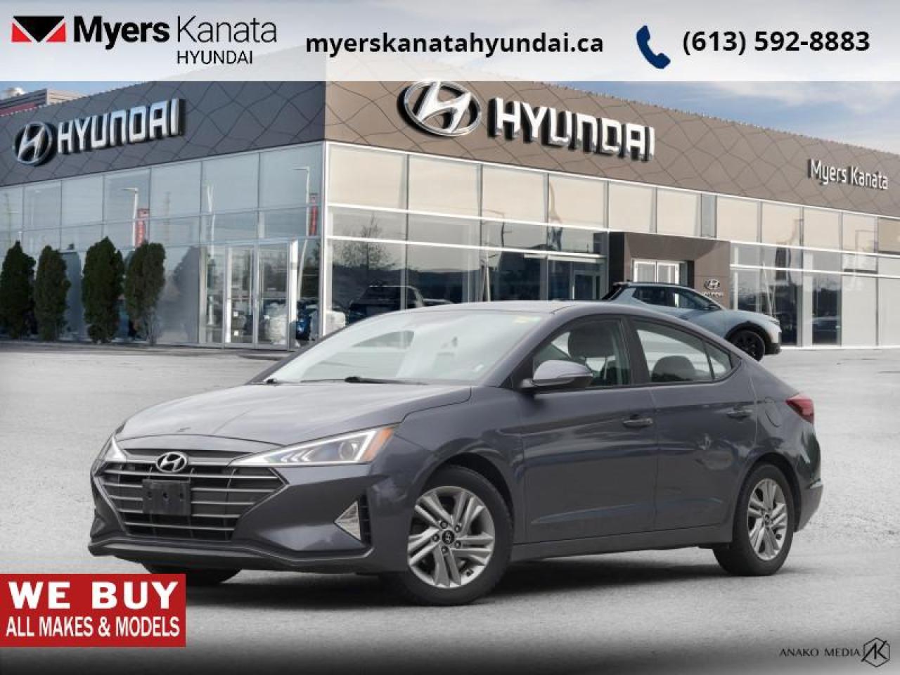 Used 2020 Hyundai Elantra Preferred w/Sun & Safety Package IVT  - $67.68 /Wk for sale in Kanata, ON
