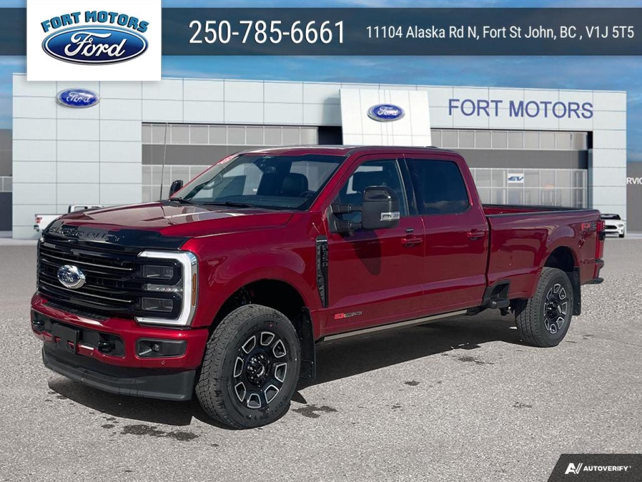 New 2025 Ford SUPER DUTY F-350 SRW F-350® Platinum® for sale in Fort St John, BC