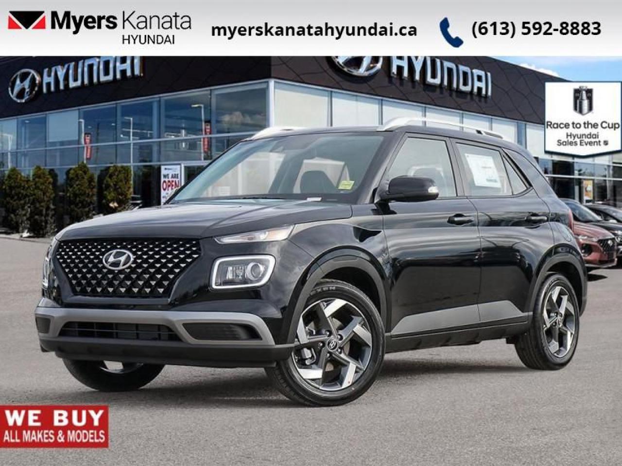New 2025 Hyundai Venue Ultimate  - $102.68 /Wk for sale in Kanata, ON