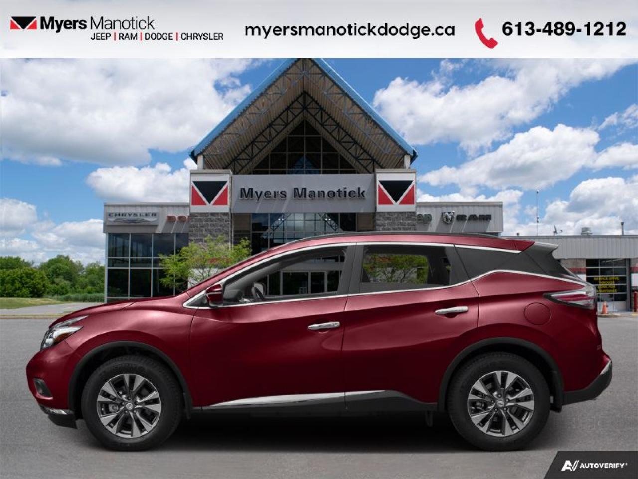 Used 2017 Nissan Murano SL  - Sunroof -  Navigation for sale in Ottawa, ON