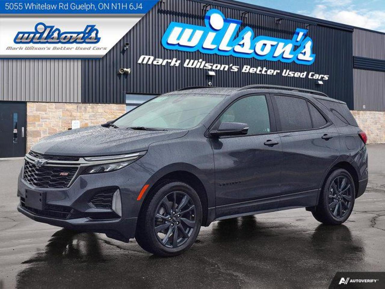 Used 2023 Chevrolet Equinox RS AWD | Leather | Pano Roof | Heated Seats + Steering | Bose Audio | Adaptive Cruise | and More ! for sale in Guelph, ON