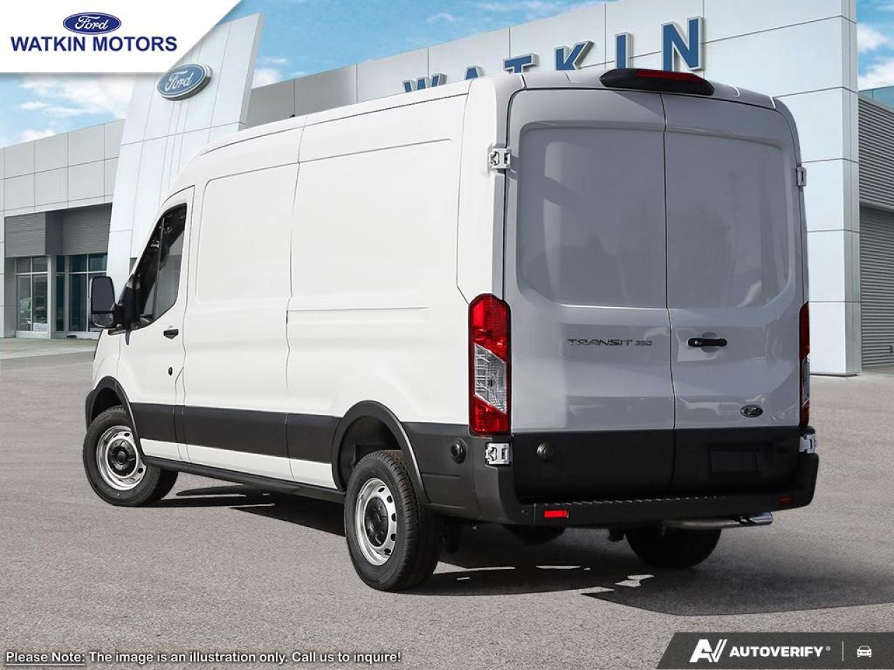 2025 Ford E-Transit Cargo Van T-350 148" MED RF 9500 GVWR RWD Photo3