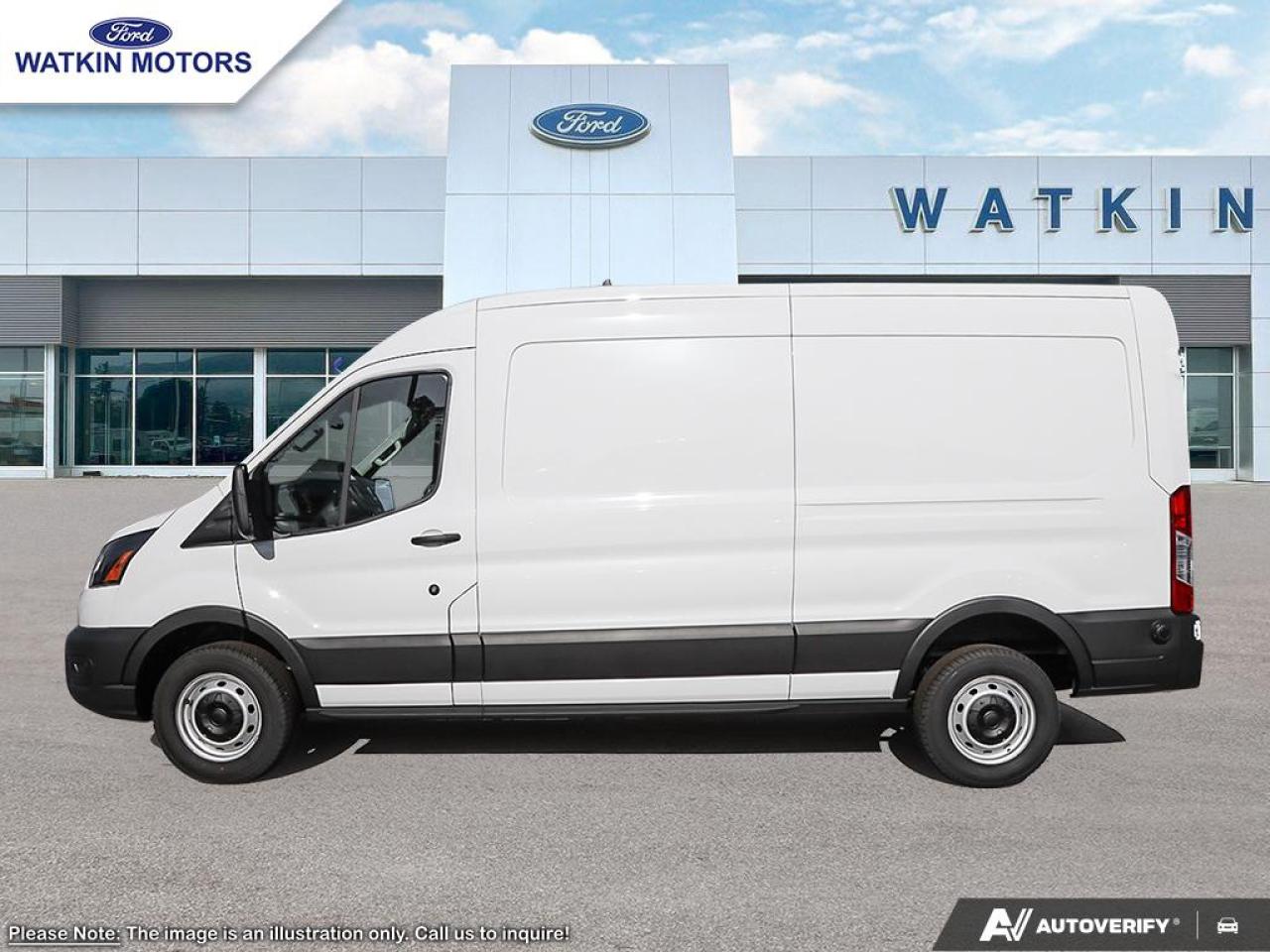 2025 Ford E-Transit Cargo Van T-350 148" MED RF 9500 GVWR RWD Photo2
