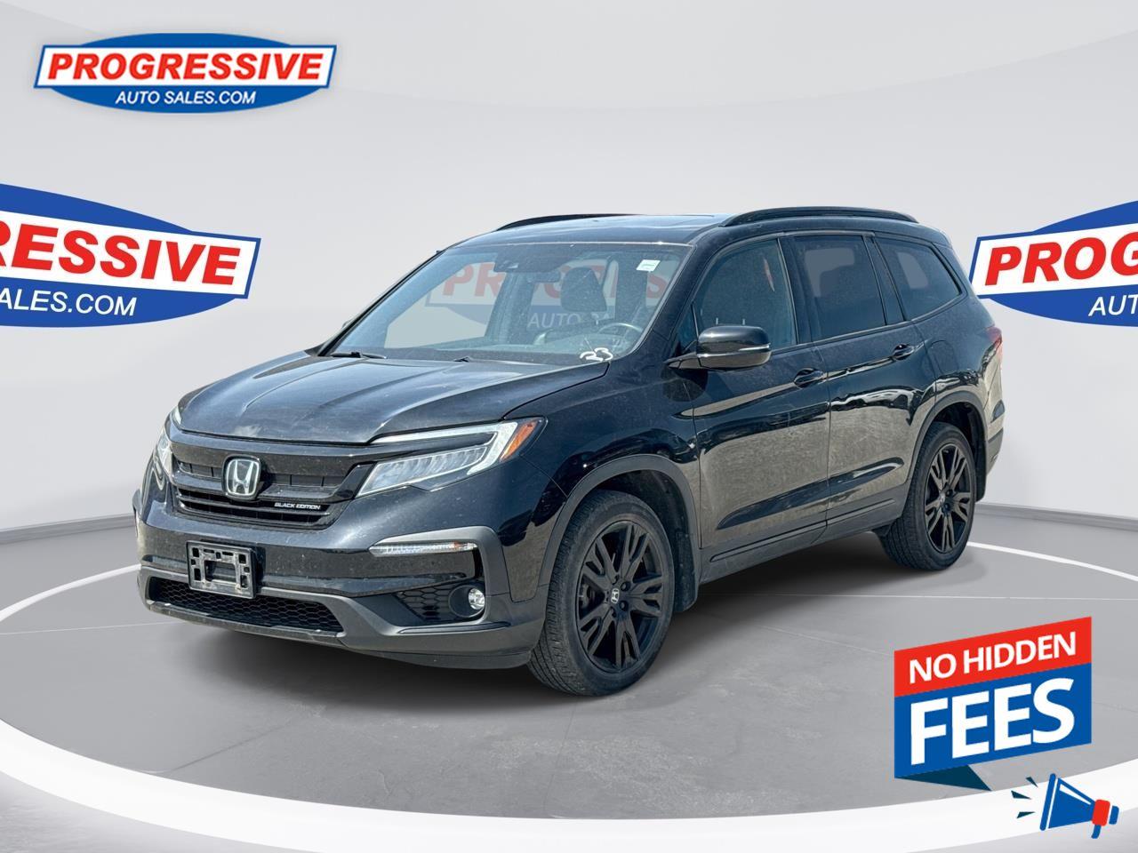 Used 2021 Honda Pilot Black Edition - Cooled Seats for sale in Sarnia, ON