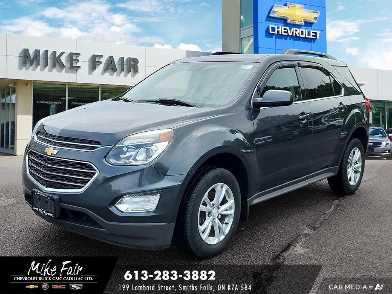 Used 2017 Chevrolet Equinox LT FWD,remote start,heated front seats,auto climate control,rear vision camera,heated outside mirrors for sale in Smiths Falls, ON