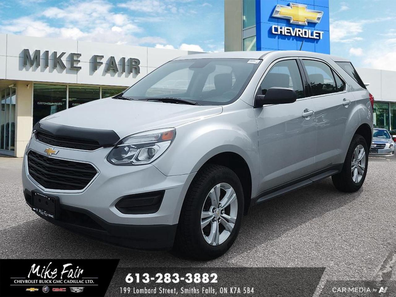 Used 2017 Chevrolet Equinox LS FWD,climate control,rear vision camera,remote keyless entry,6 speaker system for sale in Smiths Falls, ON