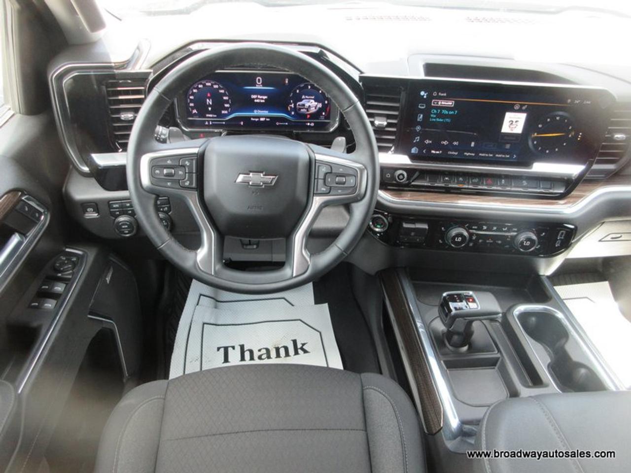 2024 Chevrolet Silverado 1500 LIKE NEW TRAIL-BOSS-LT-Z71-MODEL 5 PASSENGER 3.0L - DURAMAX.. 4X4.. CREW-CAB.. SHORTY.. HEATED SEATS & WHEEL.. BACK-UP CAMERA.. BLUETOOTH SYSTEM.. Photo