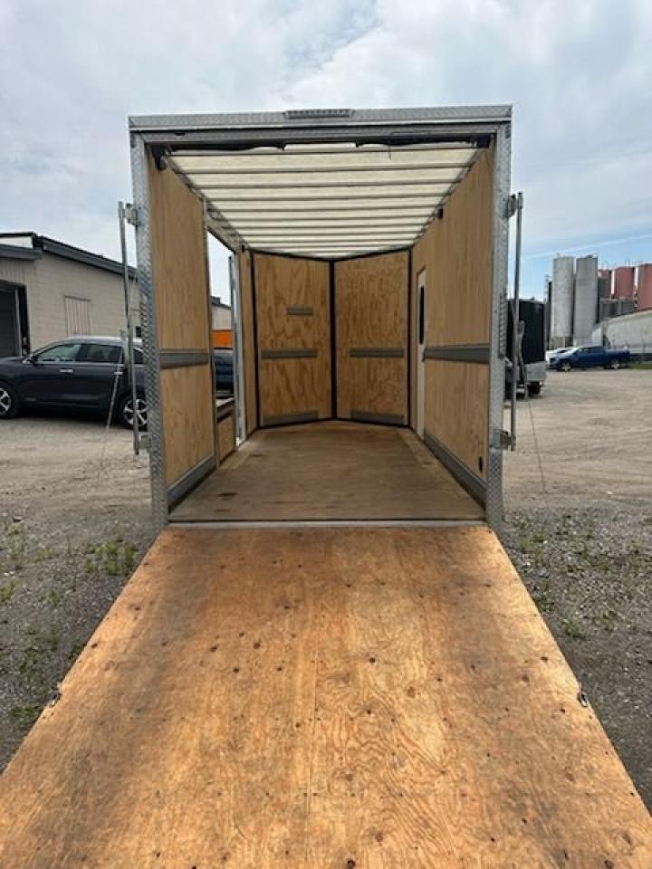 2023 Canadian Trailer Company 7x14 V Nose Cargo Trailer Aluminum Tandem Axle Photo11