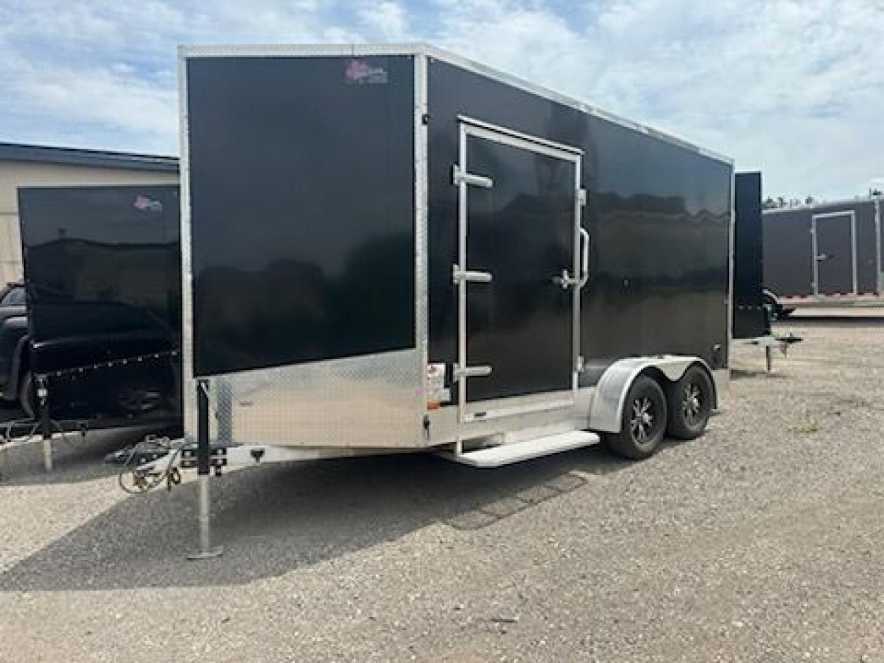 Used 2023 Canadian Trailer Company 7x14 V Nose Cargo Trailer Aluminum Tandem Axle for sale in Guelph, ON