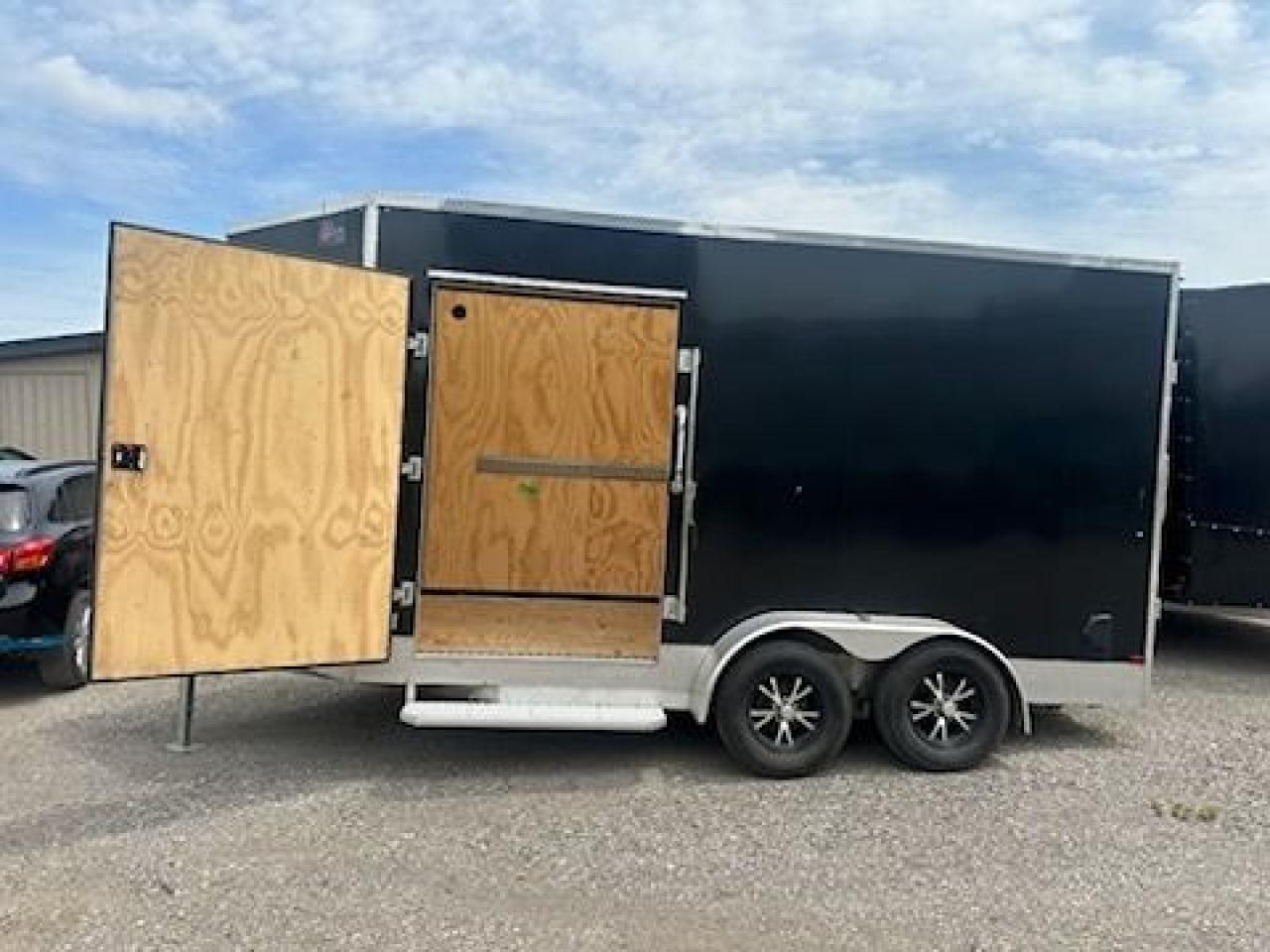 2023 Canadian Trailer Company 7x14 V Nose Cargo Trailer Aluminum Tandem Axle Photo10