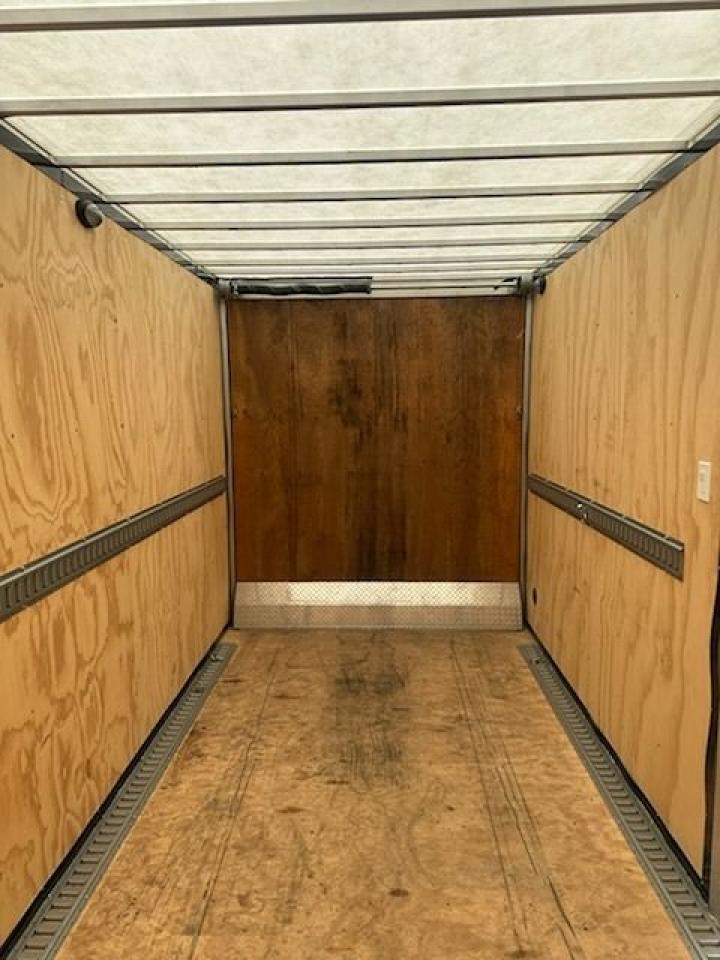 2023 Canadian Trailer Company 7x14 V Nose Cargo Trailer Aluminum Tandem Axle Photo6