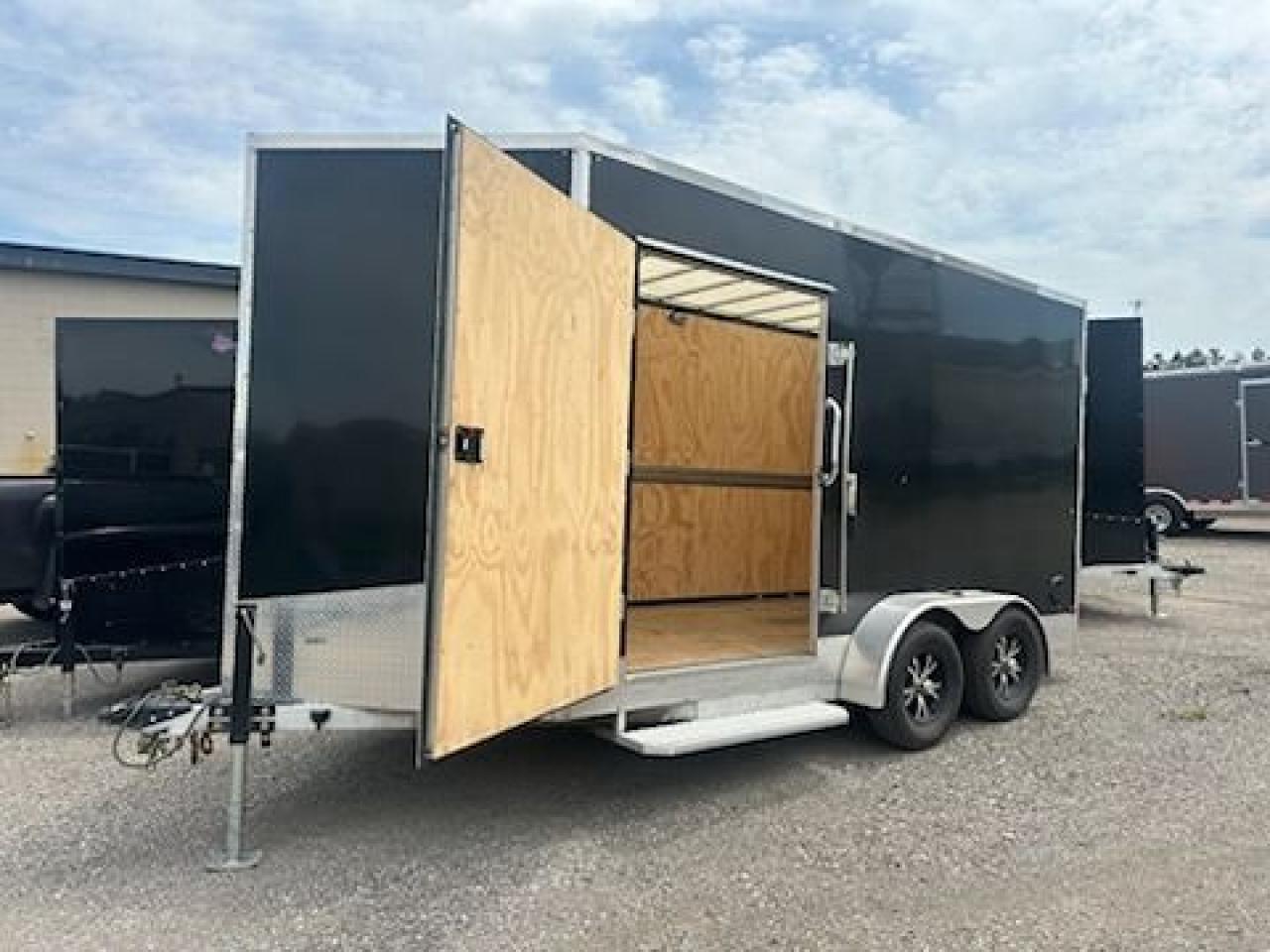 2023 Canadian Trailer Company 7x14 V Nose Cargo Trailer Aluminum Tandem Axle