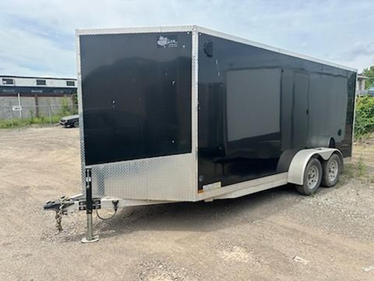 2022 Canadian Trailer Company 7x16 V-Nose Cargo Trailer Aluminum Tandem Axle Photo8