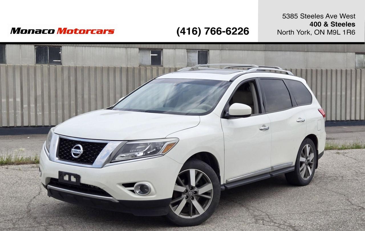Used 2014 Nissan Pathfinder PLATINUM 4WD - AS IS|FULLY LOADED for sale in North York, ON