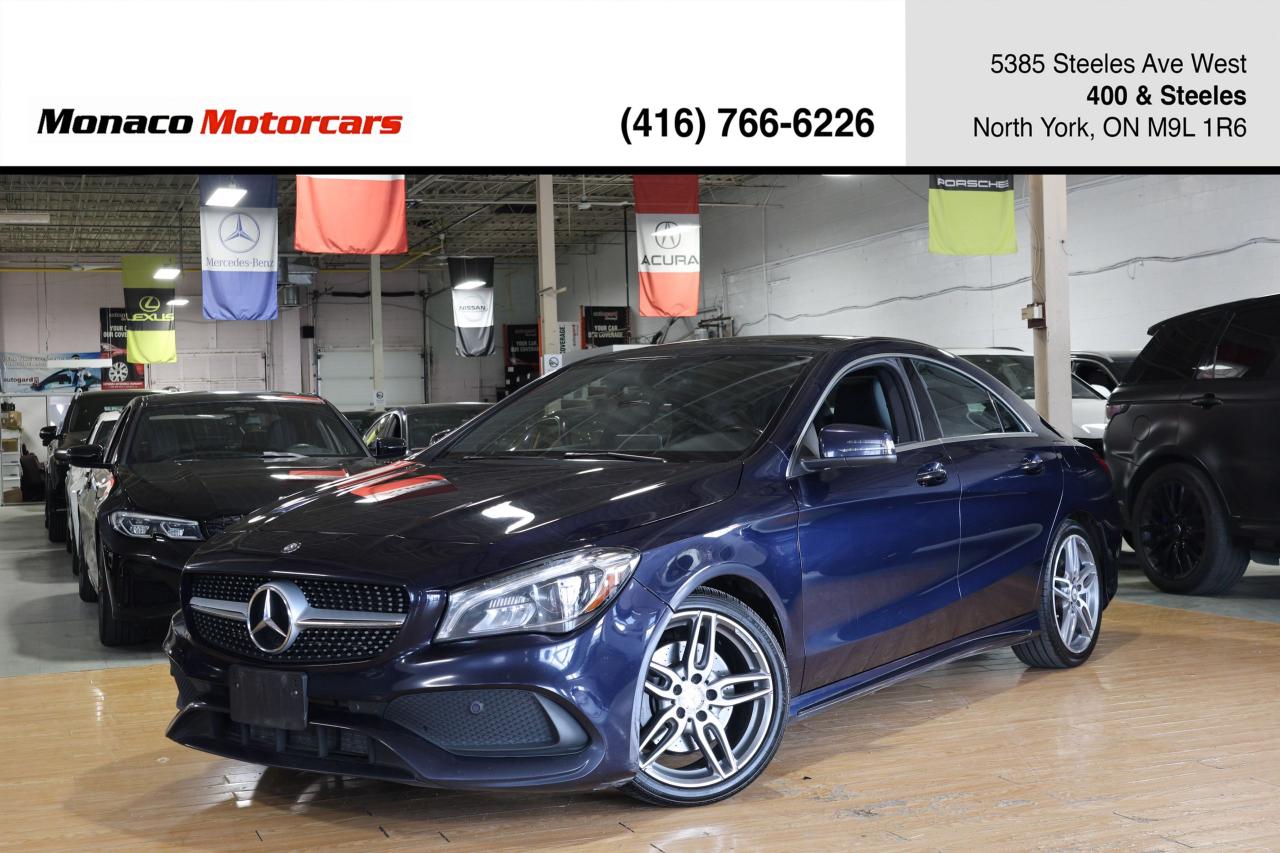 Used 2017 Mercedes-Benz CLA-Class CLA250 4MATIC - AMG PKG|PANOROOF|NAVIGATION|BLINDSPOT|CAMERA for sale in North York, ON