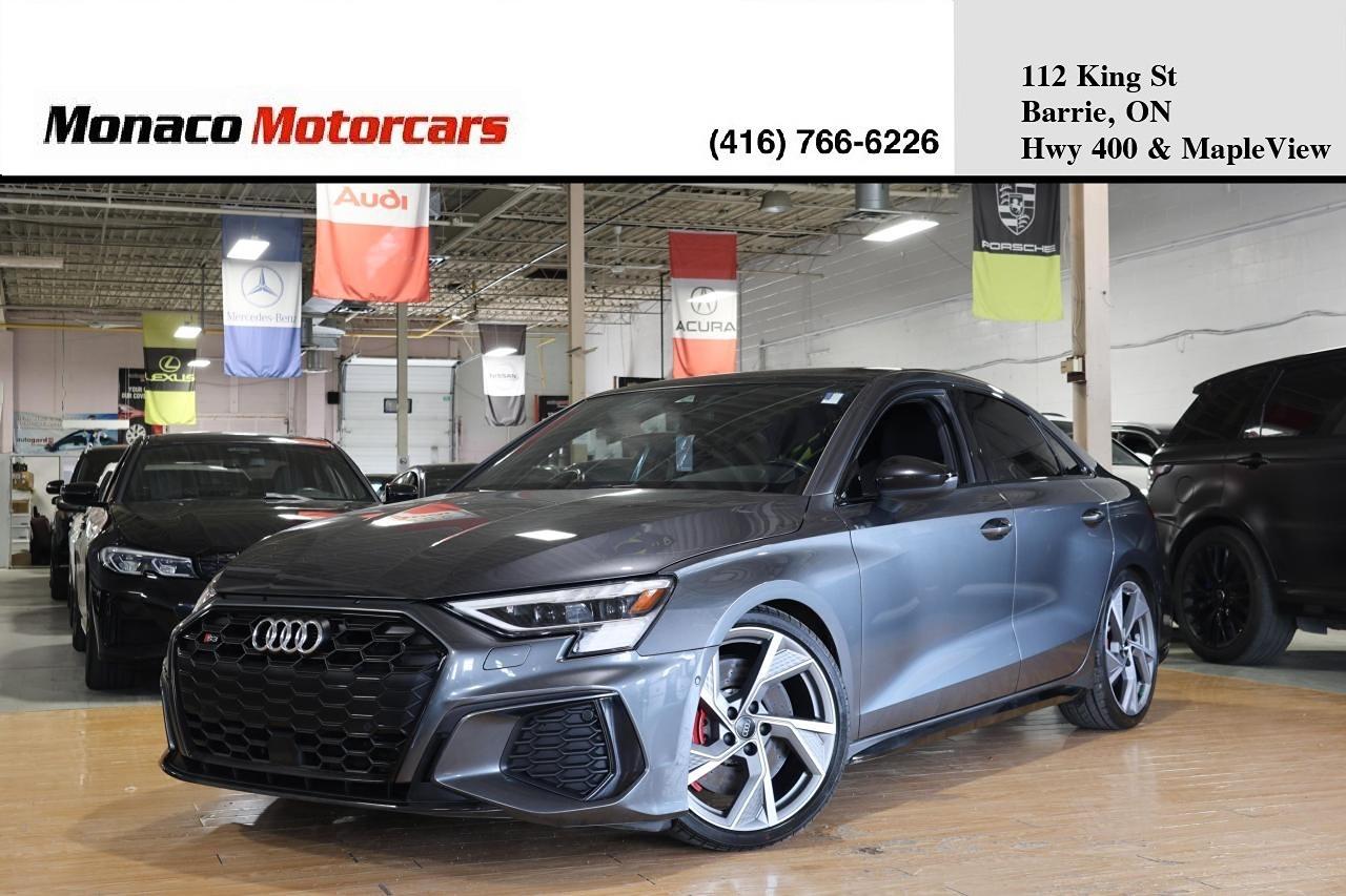 <p>Special Finance Price: $36,999 | Cash Price: $38,499</p><p>2022 Audi S3 Technik 2.0 AWD - Leather, Keyless, Push Start, Sunroof, Backup Camera, Navigation, Blind Spot Assist, Lane Keeping Assist, Audi Pre Sense, Exit Warning, Bang & Olufsen Sound System, Heated Seats, Power Seats, Alloy Wheels, Bluetooth, Cruise Control, And Much More.</p><p>Odometer: 84,000 KM.  </p><p style=box-sizing: border-box; margin: 0px 0px 1.33333rem; padding: 0px; border: 0px solid #e5e5e5; color: #333333; font-family: Inter, ui-sans-serif, system-ui, sans-serif, Apple Color Emoji, Segoe UI Emoji, Segoe UI Symbol, Noto Color Emoji; font-size: 15px; background-color: #f5f5f5;>Call Us: (416) 766-6226</p><p style=box-sizing: border-box; margin: 0px 0px 1.33333rem; padding: 0px; border: 0px solid #e5e5e5; color: #333333; font-family: Inter, ui-sans-serif, system-ui, sans-serif, Apple Color Emoji, Segoe UI Emoji, Segoe UI Symbol, Noto Color Emoji; font-size: 15px; background-color: #f5f5f5;>Monaco Motorcars Inc.</p><p style=box-sizing: border-box; margin: 0px 0px 1.33333rem; padding: 0px; border: 0px solid #e5e5e5; color: #333333; font-family: Inter, ui-sans-serif, system-ui, sans-serif, Apple Color Emoji, Segoe UI Emoji, Segoe UI Symbol, Noto Color Emoji; font-size: 15px; background-color: #f5f5f5;>Location: 112 King St, Barrie, ON, L4N 6L2</p><p style=box-sizing: border-box; margin: 0px 0px 1.33333rem; padding: 0px; border: 0px solid #e5e5e5; color: #333333; font-family: Inter, ui-sans-serif, system-ui, sans-serif, Apple Color Emoji, Segoe UI Emoji, Segoe UI Symbol, Noto Color Emoji; font-size: 15px; background-color: #f5f5f5;>Business Hours:</p><p style=box-sizing: border-box; margin: 0px 0px 1.33333rem; padding: 0px; border: 0px solid #e5e5e5; color: #333333; font-family: Inter, ui-sans-serif, system-ui, sans-serif, Apple Color Emoji, Segoe UI Emoji, Segoe UI Symbol, Noto Color Emoji; font-size: 15px; background-color: #f5f5f5;>Monday - Friday: 9am - 7pm</p><p style=box-sizing: border-box; margin: 0px 0px 1.33333rem; padding: 0px; border: 0px solid #e5e5e5; color: #333333; font-family: Inter, ui-sans-serif, system-ui, sans-serif, Apple Color Emoji, Segoe UI Emoji, Segoe UI Symbol, Noto Color Emoji; font-size: 15px; background-color: #f5f5f5;>Saturday: 10am - 5pm</p><p style=box-sizing: border-box; margin: 0px 0px 1.33333rem; padding: 0px; border: 0px solid #e5e5e5; color: #333333; font-family: Inter, ui-sans-serif, system-ui, sans-serif, Apple Color Emoji, Segoe UI Emoji, Segoe UI Symbol, Noto Color Emoji; font-size: 15px; background-color: #f5f5f5;>Sunday : Closed</p><p style=box-sizing: border-box; margin: 0px 0px 1.33333rem; padding: 0px; border: 0px solid #e5e5e5; color: #333333; font-family: Inter, ui-sans-serif, system-ui, sans-serif, Apple Color Emoji, Segoe UI Emoji, Segoe UI Symbol, Noto Color Emoji; font-size: 15px; background-color: #f5f5f5;>www.monacomotorcars.com</p><p style=box-sizing: border-box; margin: 0px 0px 1.33333rem; padding: 0px; border: 0px solid #e5e5e5; color: #333333; font-family: Inter, ui-sans-serif, system-ui, sans-serif, Apple Color Emoji, Segoe UI Emoji, Segoe UI Symbol, Noto Color Emoji; font-size: 15px; background-color: #f5f5f5;>Apply for Financing Online: www.monacomotorcars.com/financing/</p><p style=box-sizing: border-box; margin: 0px 0px 1.33333rem; padding: 0px; border: 0px solid #e5e5e5; color: #333333; font-family: Inter, ui-sans-serif, system-ui, sans-serif, Apple Color Emoji, Segoe UI Emoji, Segoe UI Symbol, Noto Color Emoji; font-size: 15px; background-color: #f5f5f5;>All our vehicles go through an Ontario Standard Certification Inspection where we make sure the car is safe so you don’t have to. An additional cost of $999 will be applied to all Certified vehicles. If not certified as per OMVIC regulations vehicle is not drivable, not certified and not e-tested. Each Certified vehicle comes with an Ontario Safety Certification and a 36-day or 2000 KM Safety Warranty. At Monaco Motorcars, we are revolutionizing the car buying experience. Come see the difference. Full vehicle history is disclosed prior to closing a deal because we want you to know everything about your next vehicle. Countless Financing options are available including $0 DOWN!!! (O.A.C.) All credit types welcome! Bad/Good/No Credit, bankruptcy, consumer proposal, new to Canada, student. Hassle-free approvals. No matter what your credit situation is, You Are Approved. Conditions apply. We Accept Trade-Ins! Bring it by for an Appraisal. Multiple extended warranty options are available to choose from.</p><p style=box-sizing: border-box; margin: 0px 0px 1.33333rem; padding: 0px; border: 0px solid #e5e5e5; color: #333333; font-family: Inter, ui-sans-serif, system-ui, sans-serif, Apple Color Emoji, Segoe UI Emoji, Segoe UI Symbol, Noto Color Emoji; font-size: 15px; background-color: #f5f5f5;>We Are Proud To Serve Clients All Over Canada & Ontario - Toronto, Markham, Richmond Hill, Mississauga, Oshawa, Etobicoke, Newmarket, Pickering, Whitby, Ajax, North York, Scarborough, Barrie, Orangeville, Waterloo, Milton, Kitchener, Ottawa, Aurora, London, Kingston, Hamilton, Muskoka, Belleville, Brant, Brantford, Brockville, Cornwall, Windsor, Sudbury, Guelph, Orillia, Sarnia, Timmins, Thunder Bay, Welland, Pembroke, St Catharines, St. Thomas, Thorold, Ottawa, Owen Sound, Haldimand County, Kenora and Niagara Falls.</p><p style=box-sizing: border-box; margin: 0px 0px 1.33333rem; padding: 0px; border: 0px solid #e5e5e5; color: #333333; font-family: Inter, ui-sans-serif, system-ui, sans-serif, Apple Color Emoji, Segoe UI Emoji, Segoe UI Symbol, Noto Color Emoji; font-size: 15px; background-color: #f5f5f5;>PRICES DISPLAYED: HST and licensing fees are not included.</p><p style=box-sizing: border-box; margin: 0px 0px 1.33333rem; padding: 0px; border: 0px solid #e5e5e5; color: #333333; font-family: Inter, ui-sans-serif, system-ui, sans-serif, Apple Color Emoji, Segoe UI Emoji, Segoe UI Symbol, Noto Color Emoji; font-size: 15px; background-color: #f5f5f5;>FINANCING OPTIONS: Enjoy rates as low as 6.99% with $0 down and no payments for 3 months (O.A.C). Our expert financing team partners with major banks and lenders to secure the lowest rates and most flexible terms for your car loan. A $999 financing fee applies.</p><p style=box-sizing: border-box; margin: 0px 0px 1.33333rem; padding: 0px; border: 0px solid #e5e5e5; color: #333333; font-family: Inter, ui-sans-serif, system-ui, sans-serif, Apple Color Emoji, Segoe UI Emoji, Segoe UI Symbol, Noto Color Emoji; font-size: 15px; background-color: #f5f5f5;>We strive to provide accurate and up-to-date listing information; however, Monaco Motorcars is not responsible for any errors, omissions, or typographical mistakes. Prices are subject to change without notice. Please contact us to confirm details.</p>