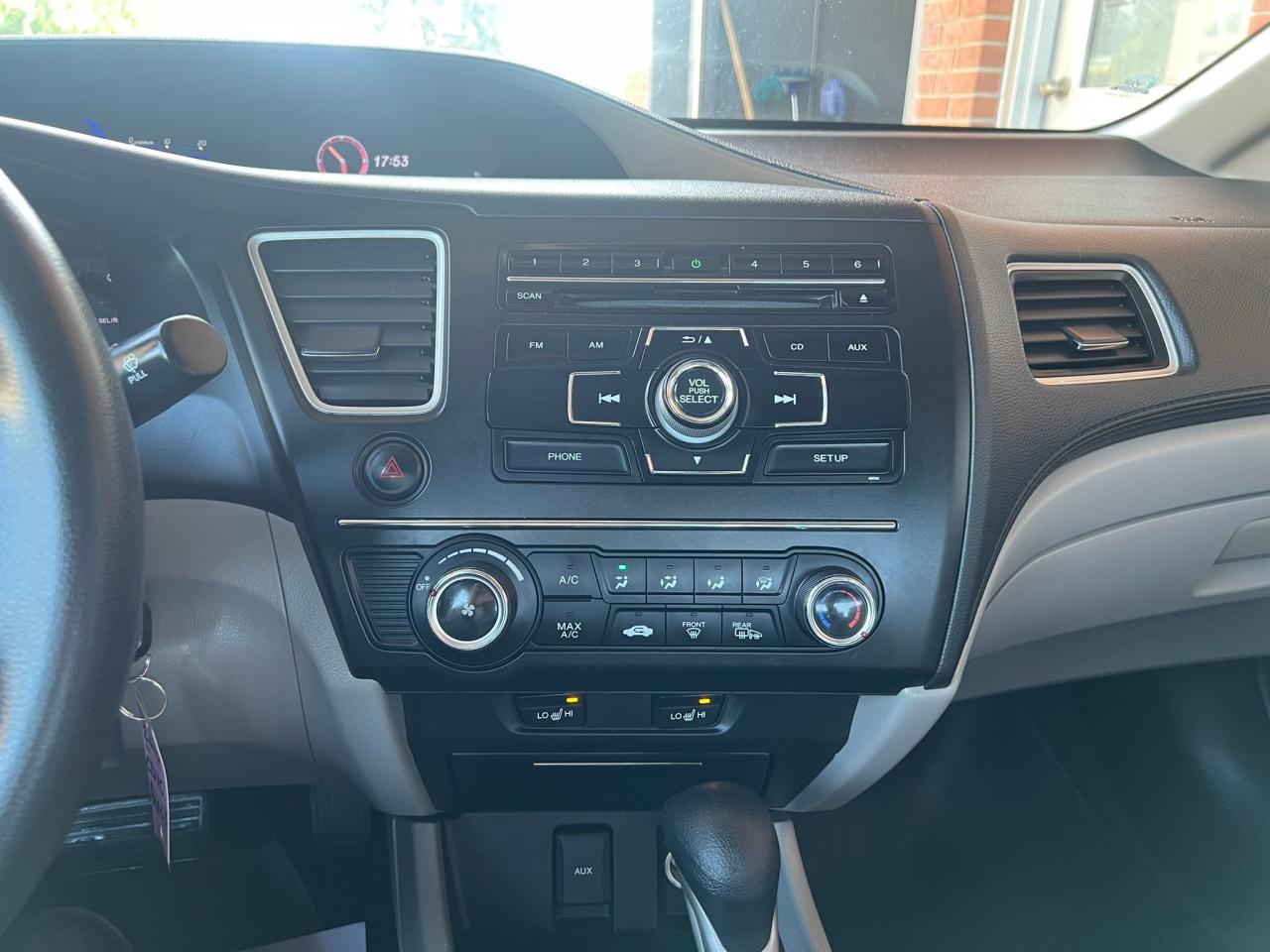 2015 Honda Civic AUTO LOWKM NO ACCIDENT HEATED SEATS BACKUP CAM B-T - Photo #15