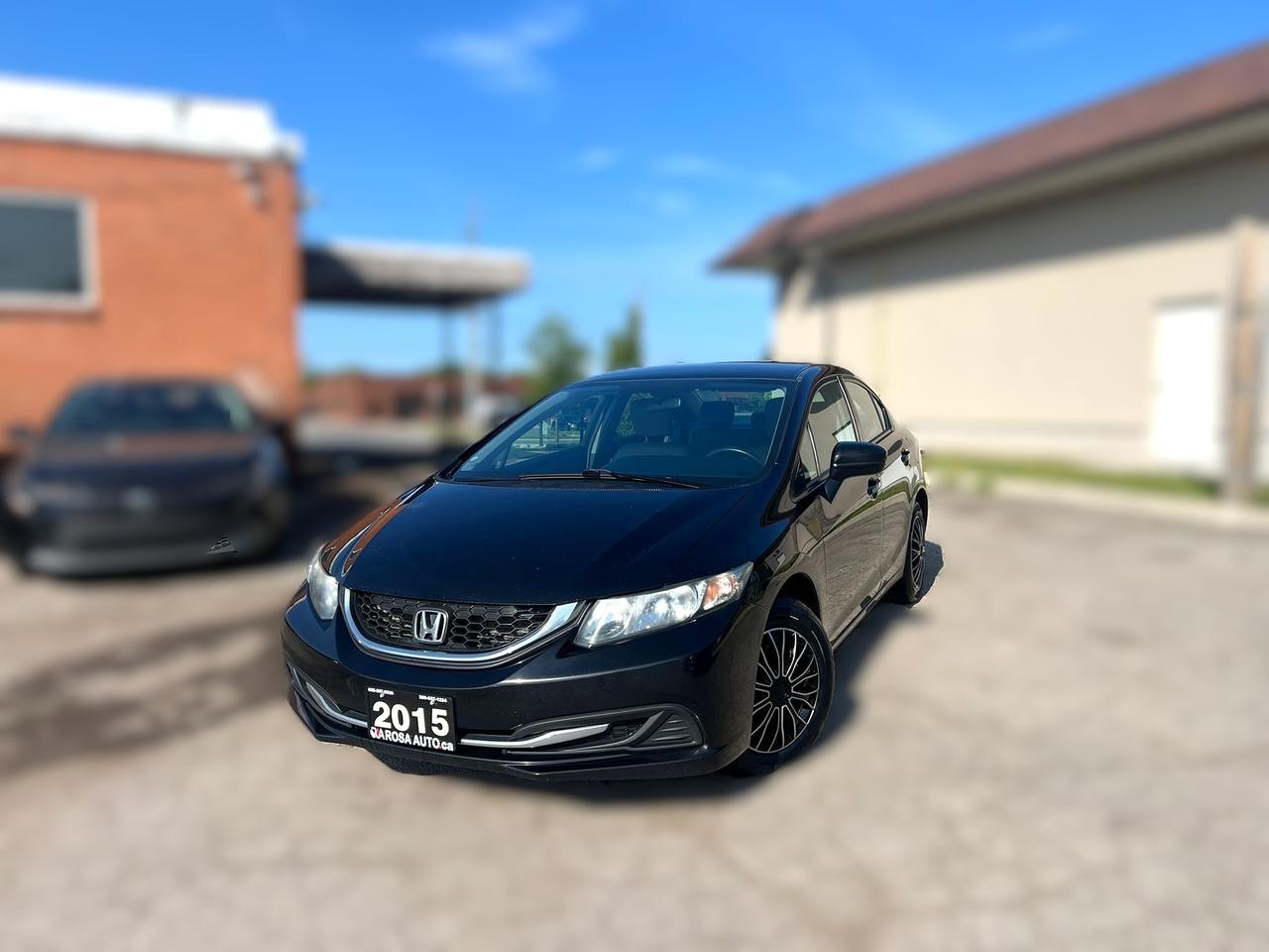2015 Honda Civic AUTO LOWKM NO ACCIDENT HEATED SEATS BACKUP CAM B-T - Photo #1