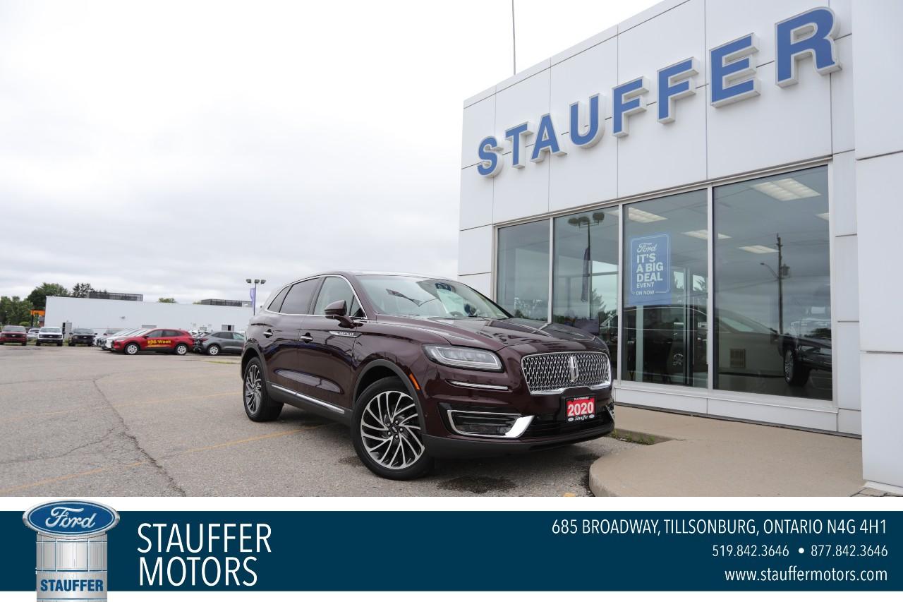 Used 2020 Lincoln Nautilus Reserve AWD for sale in Tillsonburg, ON