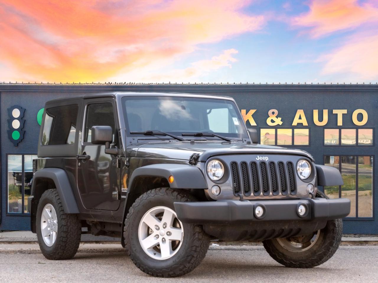 Used 2017 Jeep Wrangler Sport 4x4 2 Door for sale in Saskatoon, SK