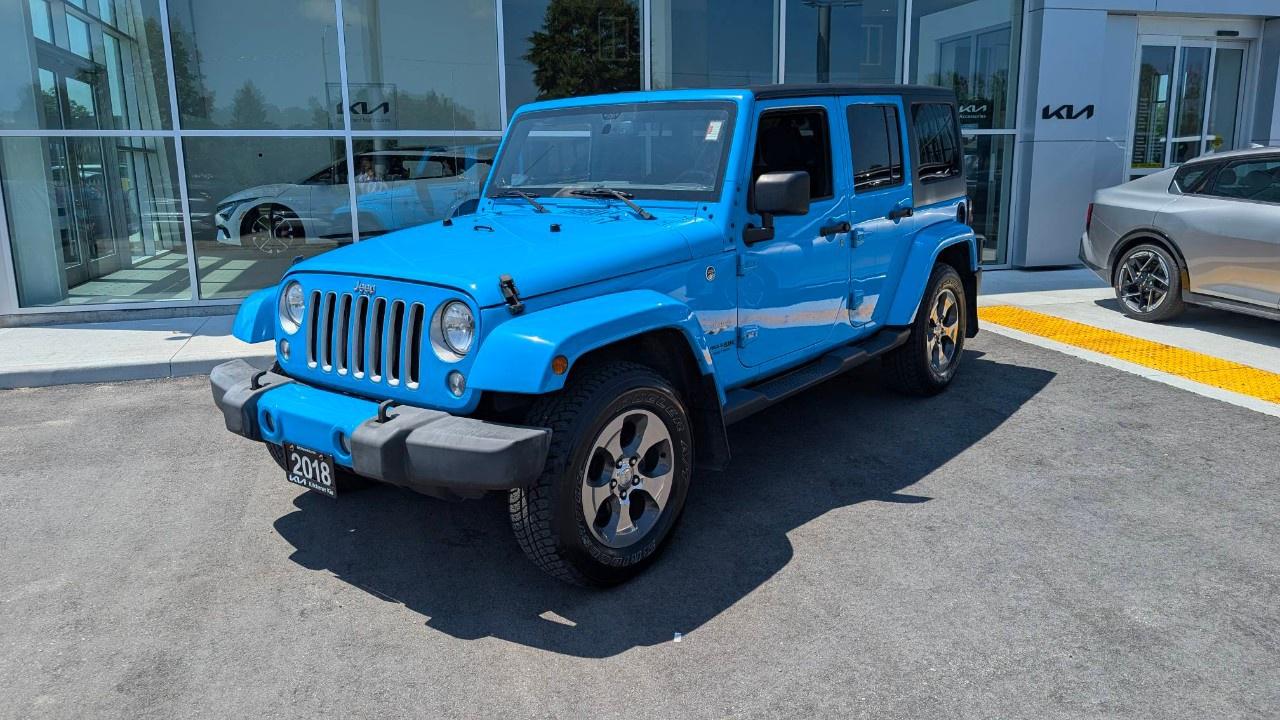 Used 2018 Jeep Wrangler JK Unlimited Sahara 4x4 for sale in Kitchener, ON