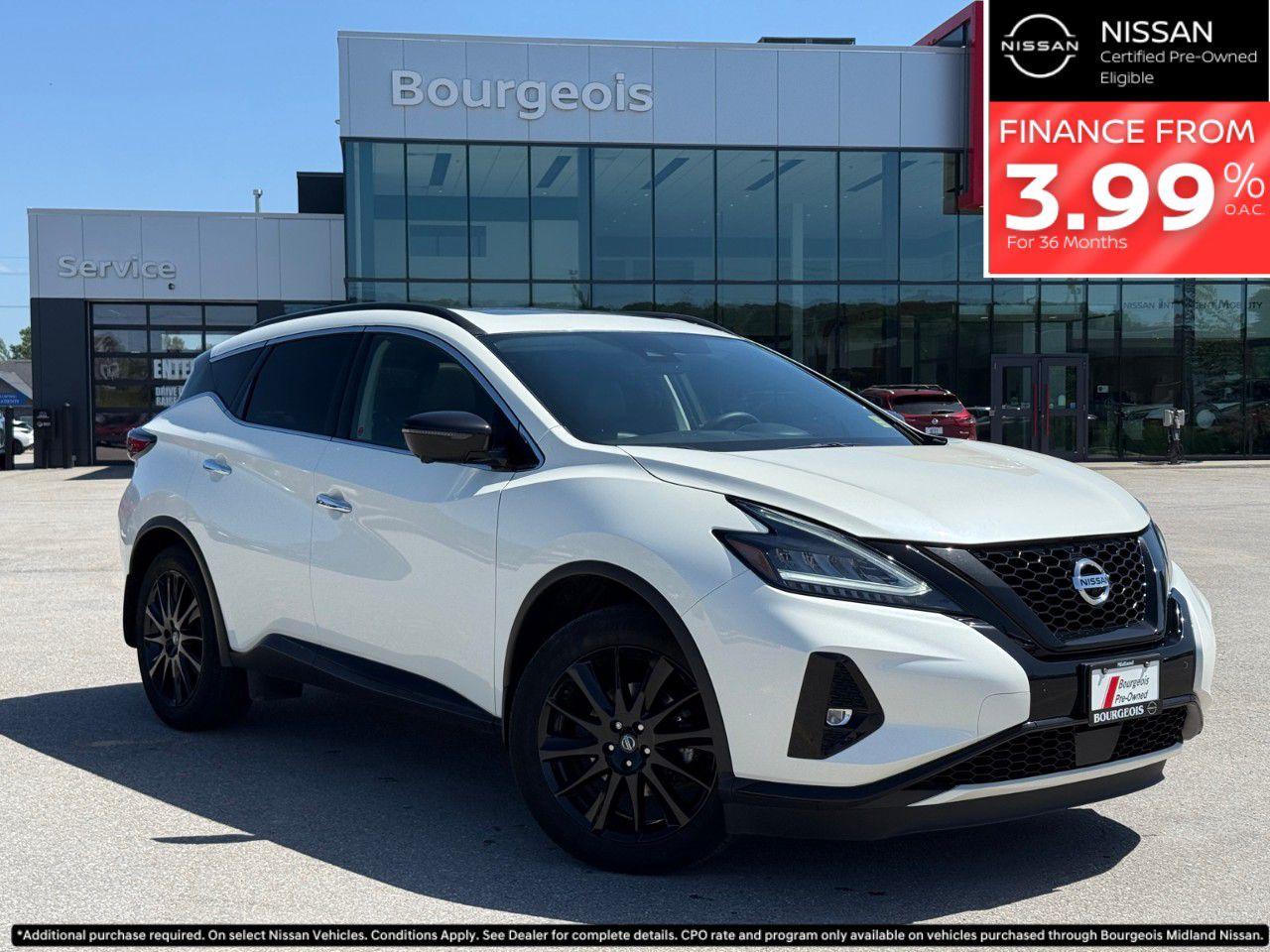Used 2021 Nissan Murano AWD Midnight Edition for sale in Midland, ON