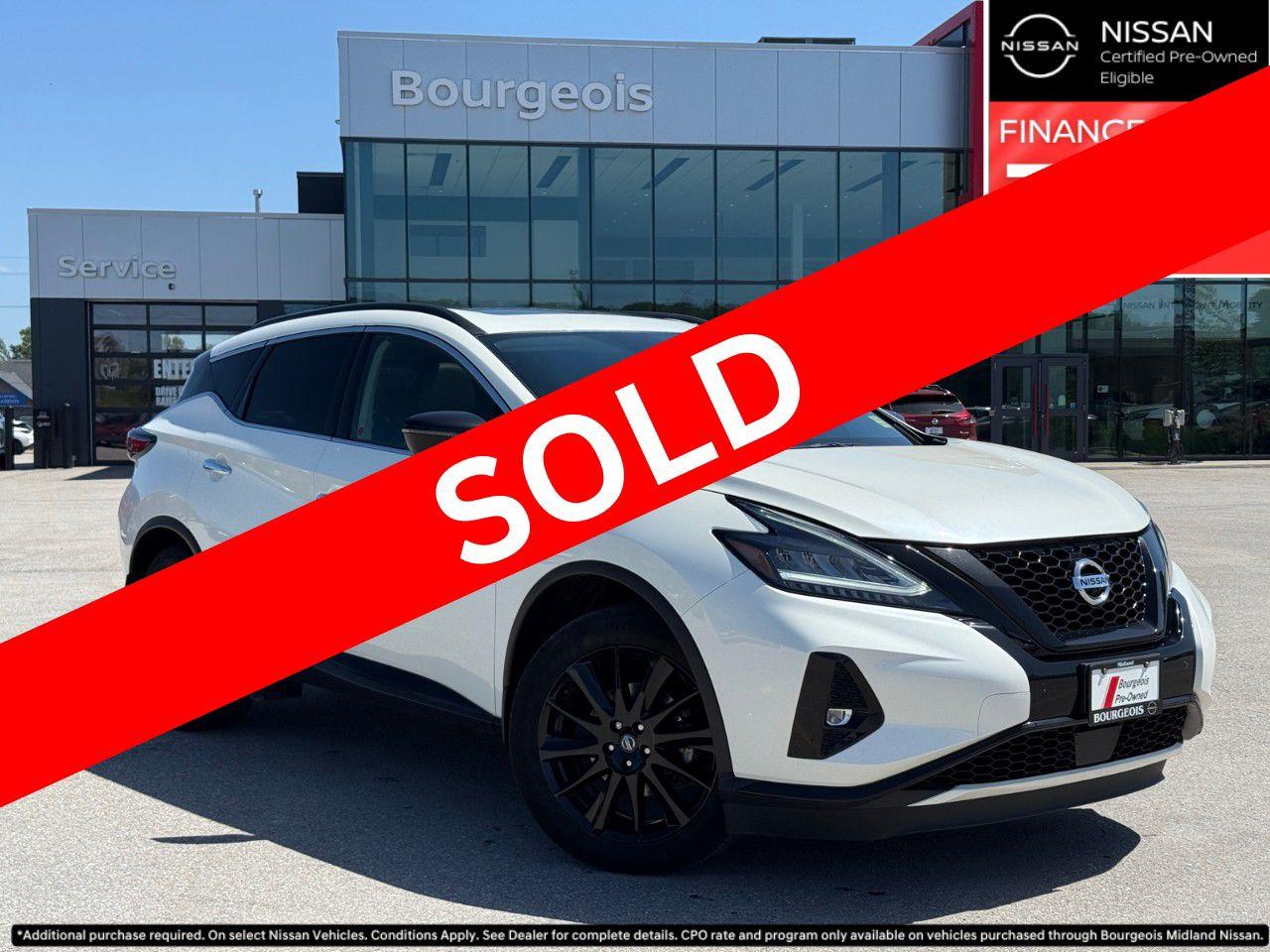 Used 2021 Nissan Murano AWD Midnight Edition for sale in Midland, ON
