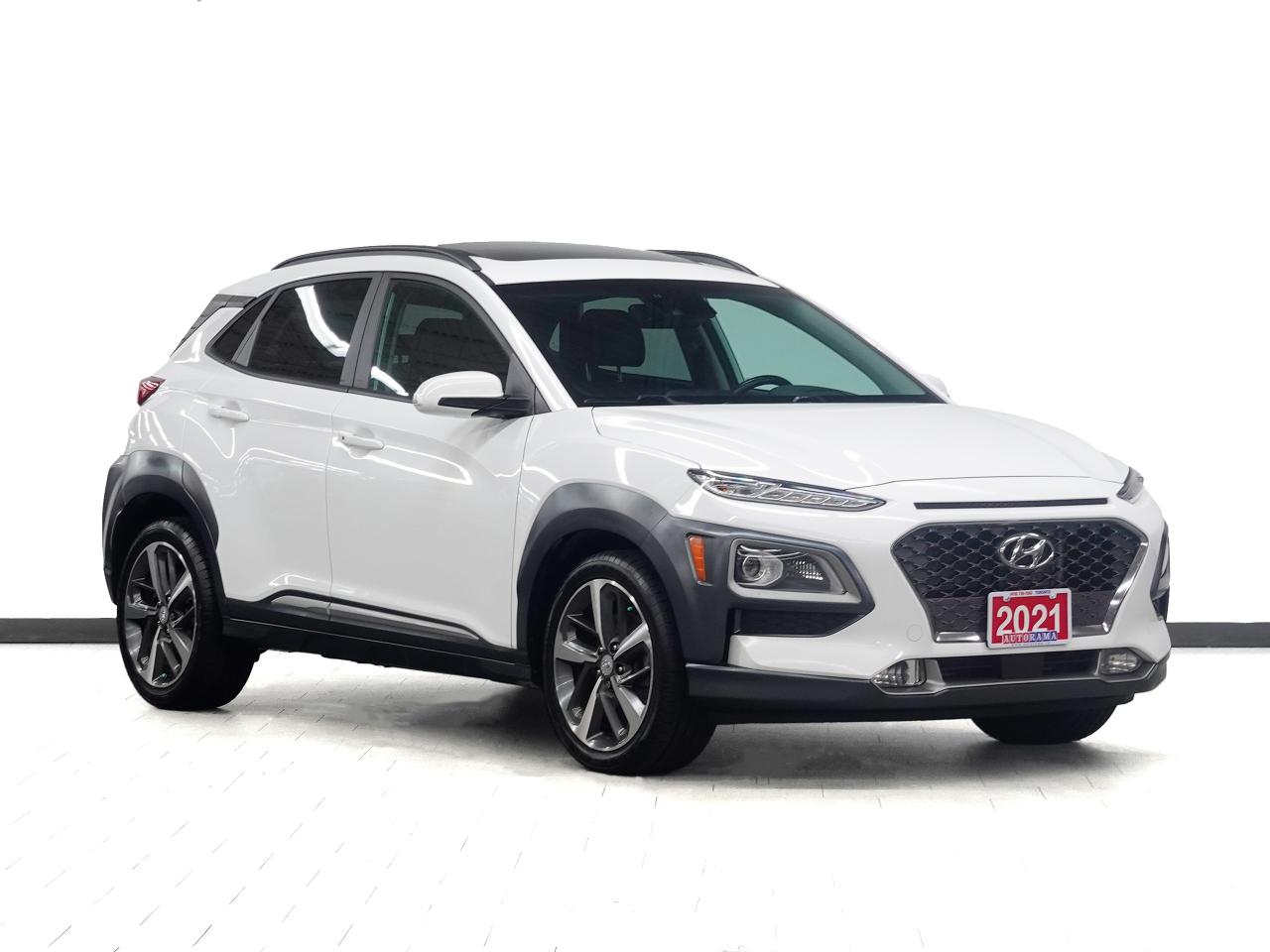 2021 Hyundai KONA ULTIMATE | AWD | Nav | Leather | Sunroof | CarPlay