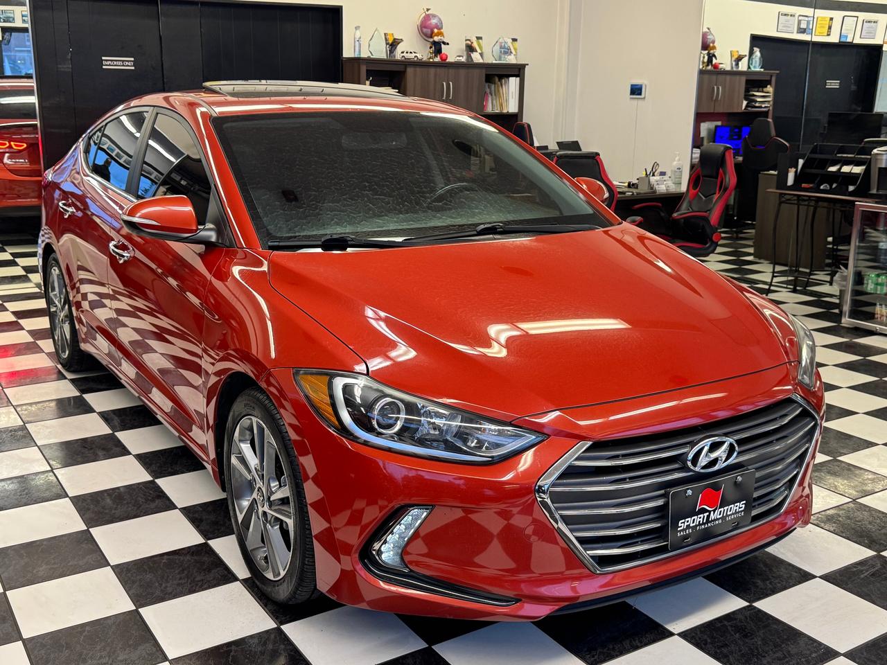 2017 Hyundai Elantra LIMITED+sunroof+GPS+ApplePlay+Heated Steering Photo