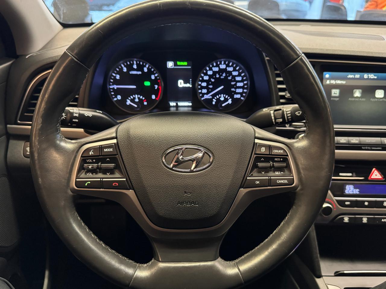2017 Hyundai Elantra LIMITED+sunroof+GPS+ApplePlay+Heated Steering Photo