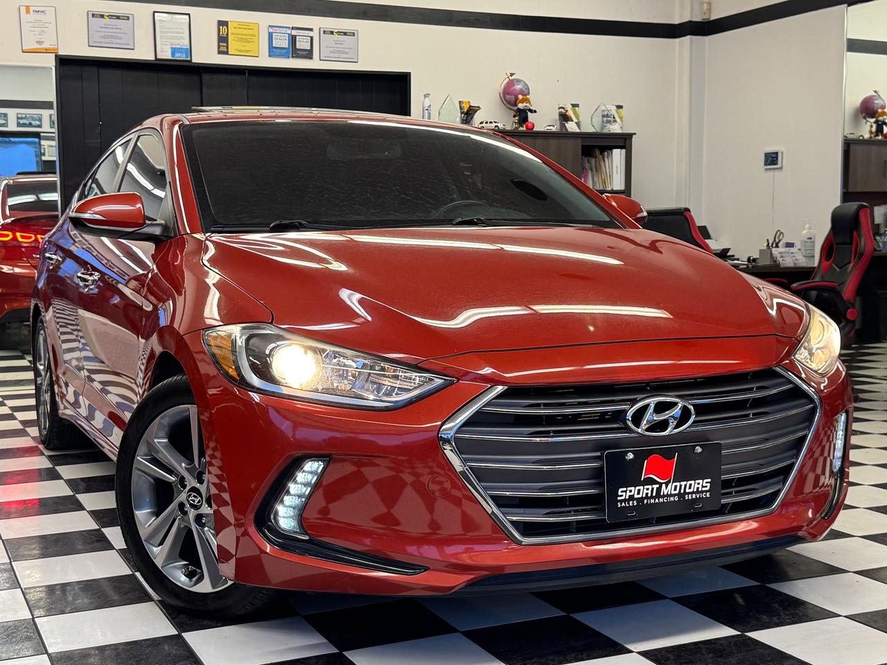 2017 Hyundai Elantra LIMITED+sunroof+GPS+ApplePlay+Heated Steering Photo