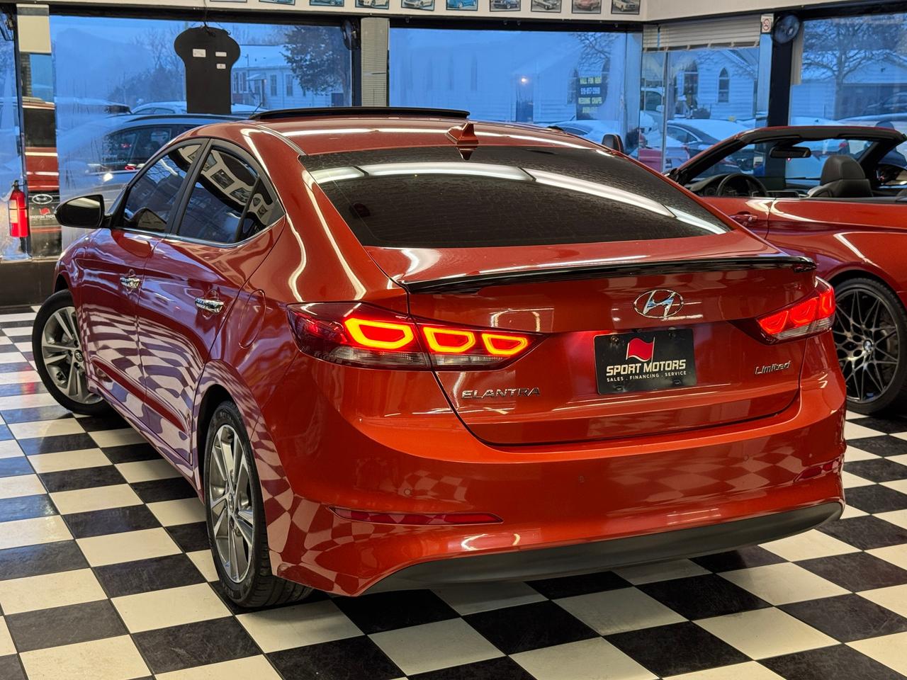 2017 Hyundai Elantra LIMITED+sunroof+GPS+ApplePlay+Heated Steering Photo