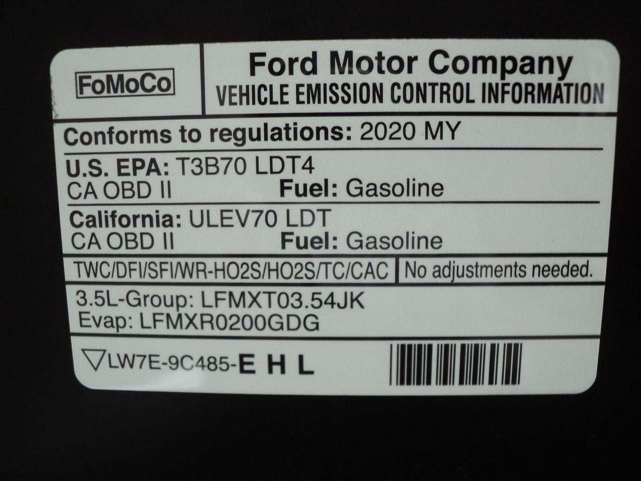 2020 Ford F-150 LARIAT SuperCrew 2WD 3.5L6cyl  5.5' Box NavLeather - Photo #42
