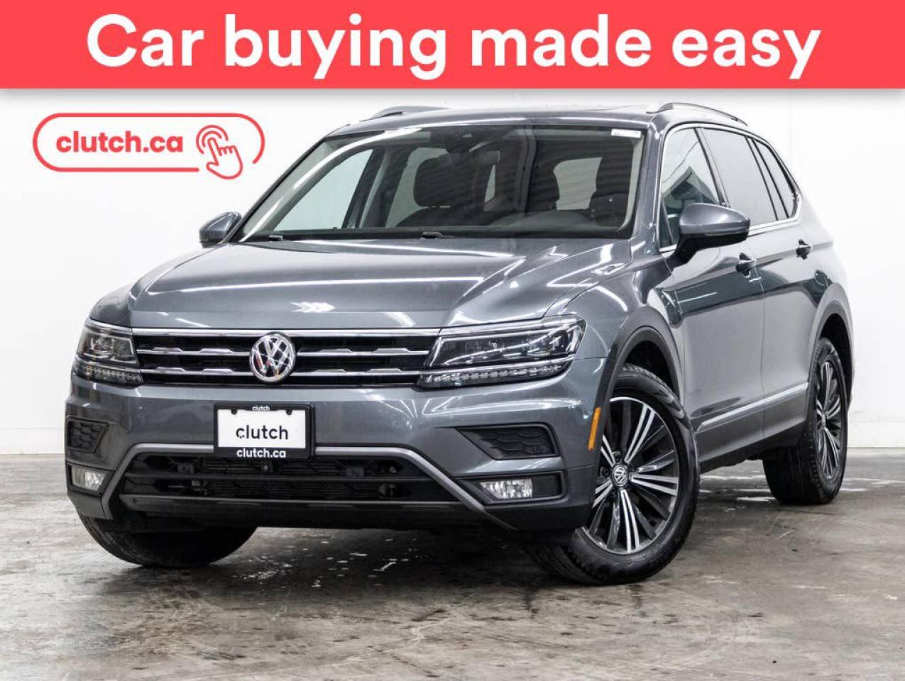 Used 2018 Volkswagen Tiguan Highline AWD w/ Driver Assistance Pkg w/Apple CarPlay & Android Auto, Heated Front Seats, Backup Cam for sale in Toronto, ON