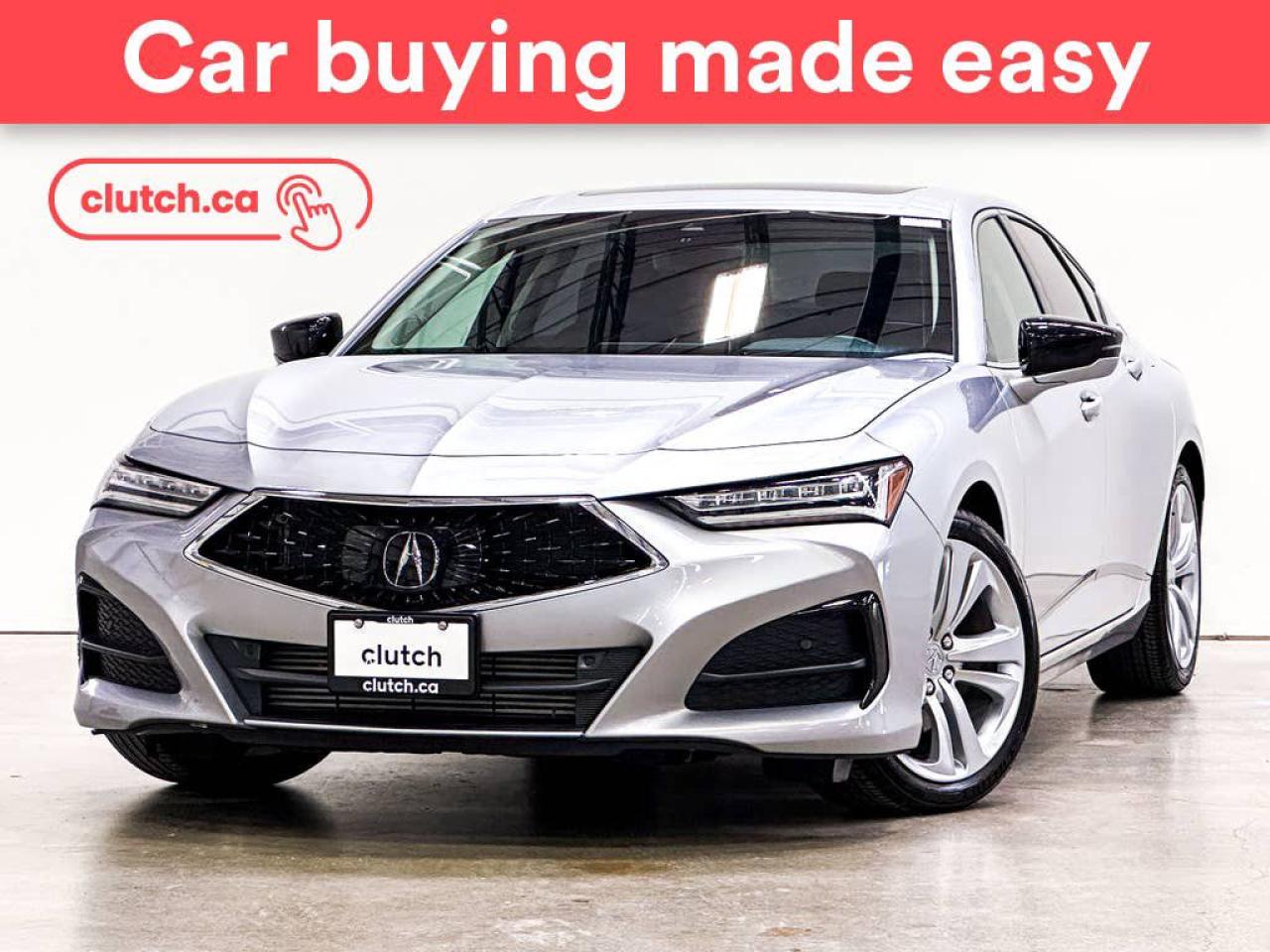 Used 2021 Acura TLX SH-AWD w/ Tech Pkg. w/ Apple CarPlay, Heated Front Seats, Rearview Cam for sale in Toronto, ON