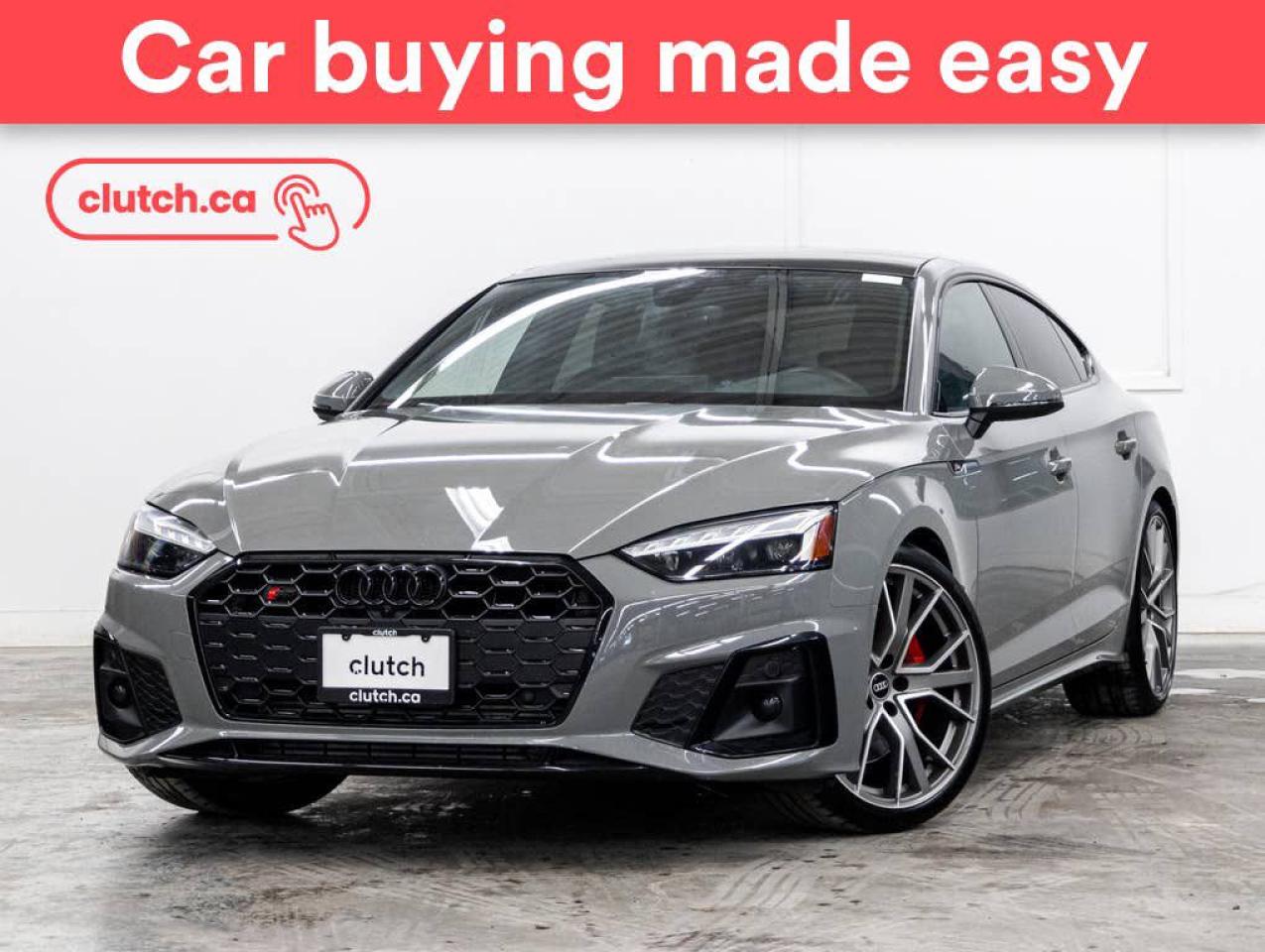 Used 2022 Audi S5 Progressiv AWD w/Apple CarPlay & Android Auto, Heated Front Seats, Backup Cam for sale in Toronto, ON