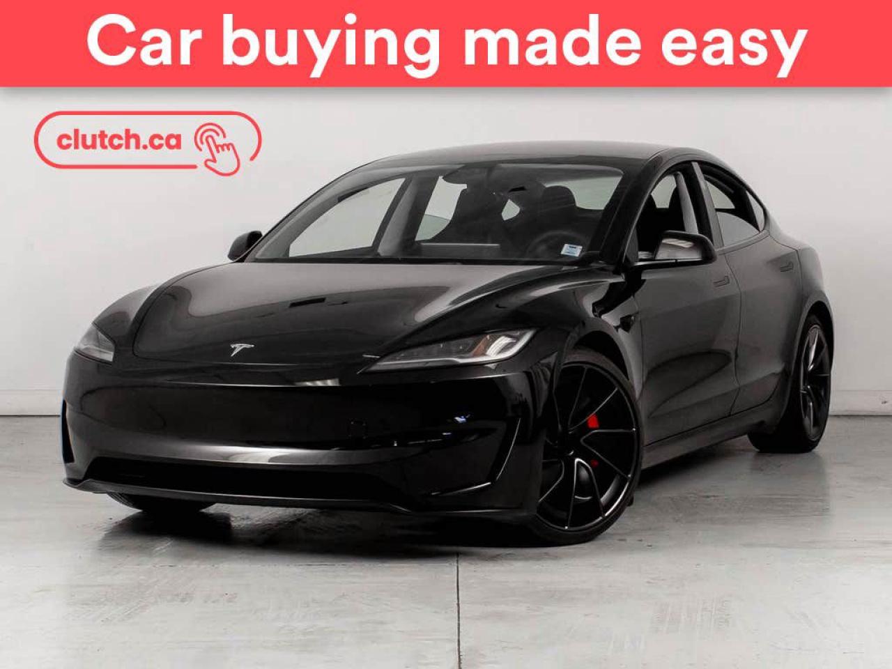 Used 2024 Tesla Model 3 Performance AWD w/ Nav, Rearview Cam, Glass Roof for sale in Bedford, NS