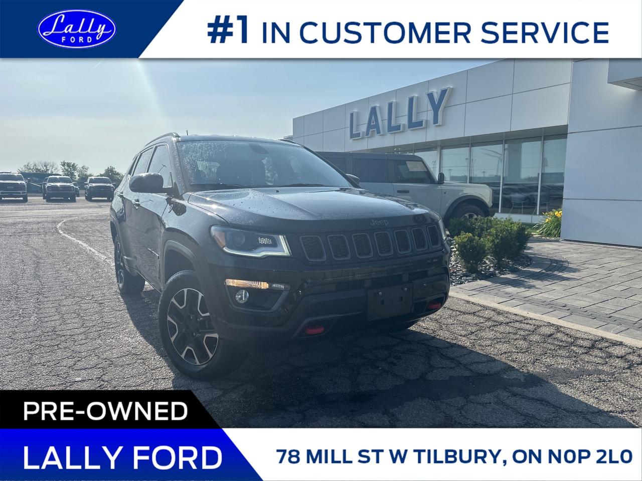 Used 2019 Jeep Compass Trailhawk Nav, 4x4, Local Trade!! for sale in Tilbury, ON