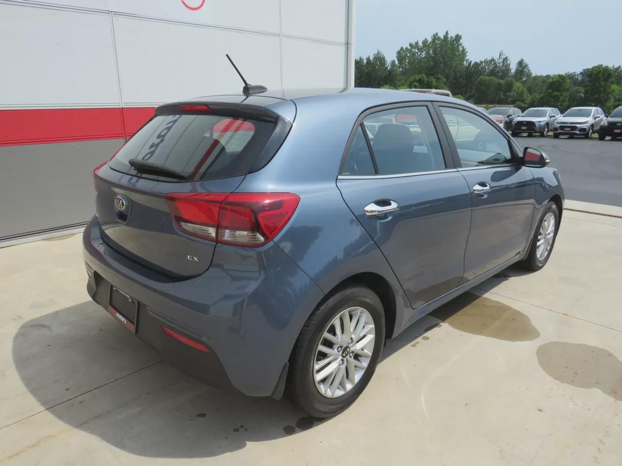 2019 Kia Rio 5-Door EX  | Safety Certified | Alloy Rims | Sunroof | Heated Seats & Steering Wheel | Leather Wrapped Steering Wheel | Reverse Camera | Sport Mode | Digital Touchscreen | Push Button Start | Cruise Control | Bluetooth | USB | AUX Photo