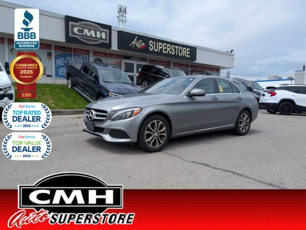 Used 2016 Mercedes-Benz C-Class C 300 4MATIC®  **PANO SUNROOF** for sale in St. Catharines, ON