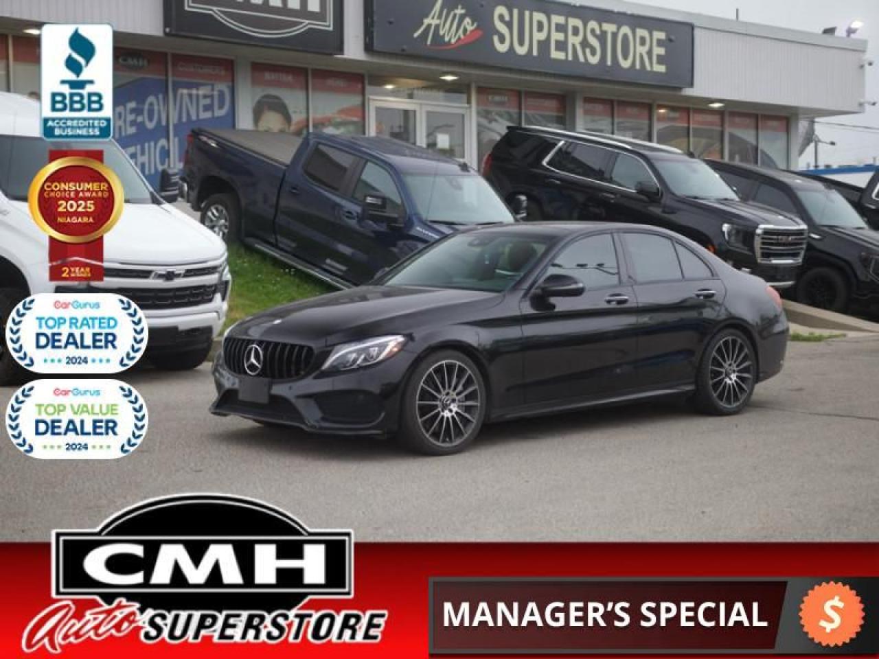 Used 2017 Mercedes-Benz C-Class C 43 AMG®  **LOW KMS - RED LEATHER** for sale in St. Catharines, ON