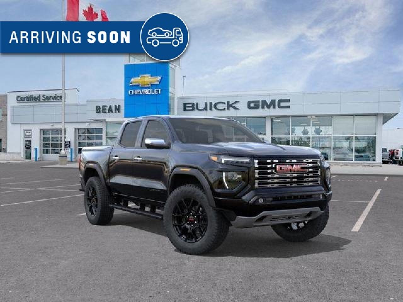 New 2025 GMC Canyon Denali 2.7L 4 CYL WITH REMOTE START/ENTRY, SUNROOF, HEATED SEATS, HEATED STEERING WHEEL, VENTILATED SEATS, HD SURROUND VISION, BOSE SPEAKER SYSTEM for sale in Carleton Place, ON